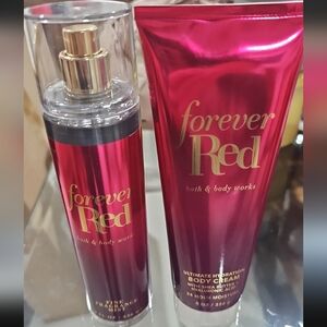 BBW Forever Red Body Cream and Fragrance Mist